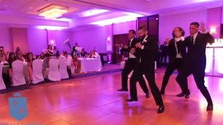 Groomsmen Perform Surprise Wedding Dance For Newlyweds