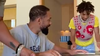 Will Smith signing books
