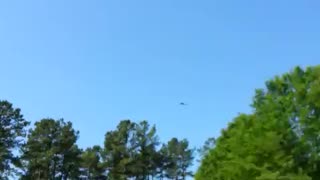 Helicopter flyby