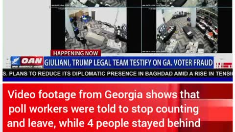 2020 ELECTION FRAUD caught on video in Georgia!