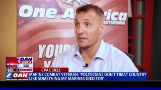 Marine combat veteran: ‘politicians don’t treat country like something my Marines died for'