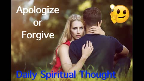 Apologize Or Forgive
