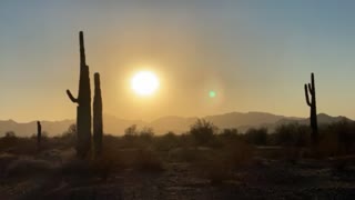 Jaw-dropping sunset time lapse in Quartzite, Arizona