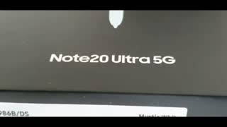 Unboxing Samsung note 20 ultra