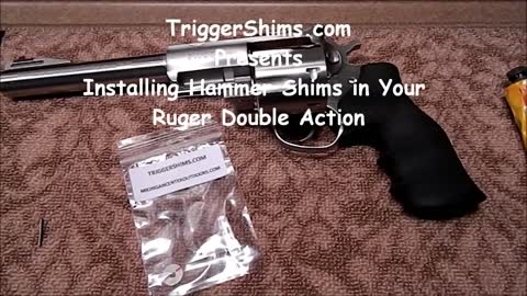 Ruger Double Action Revolver Hammer Shim Installation