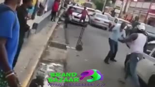 Machete Fight Between Two Jamaican Cab Drivers