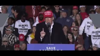 President Trump's rally in Arizona: 'look at the crowd that we have.'
