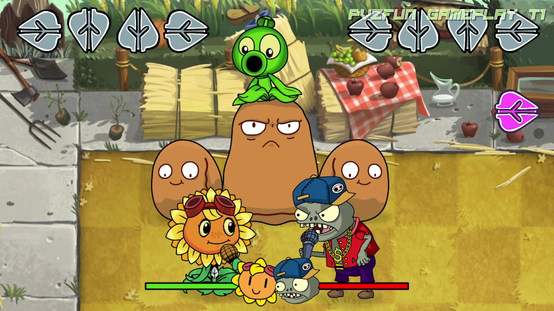 Fnf But It S Plants Vs Zombies Edition All New Plants And Final Zomboss