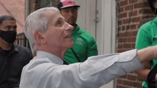 Watch: Fauci goes door to door trying to convince people to take the jab