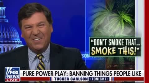 Tucker Carlson Exposes Why Globalists Want to Ban Tobacco While Promoting Marijuana
