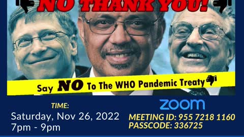 CDC Ph Weekly Huddle Nov 26, 2022: Doctor WHO? No Thank You!