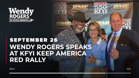 Wendy Rogers Speaks at KFYI ‘Keep America Red’ Rally