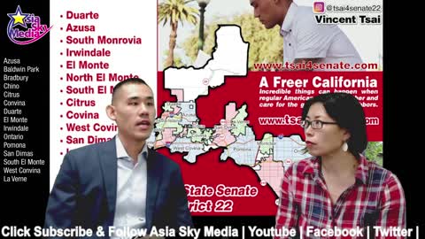 Meet Vincent Tsai, CA State Senate District 22.