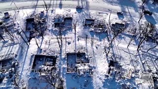 Drone video shows Colorado wildfire destruction