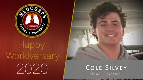 Happy 3 year work anniversary to Cole.