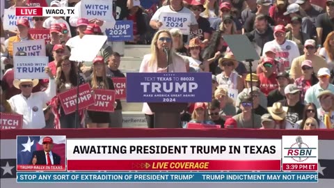 Congresswoman Marjorie Taylor Greene’s FULL SPEECH - President Trump’s Rally Waco, TX 3/25/23