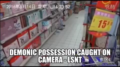 DEMONIC POSSESSION CAUGHT ON CCTV