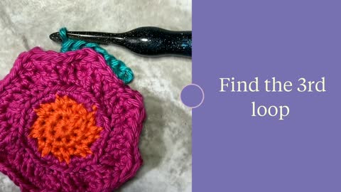 How To Crochet in the 3rd Loop