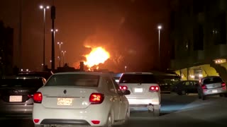 Large fire at Saudi Aramco storage facility