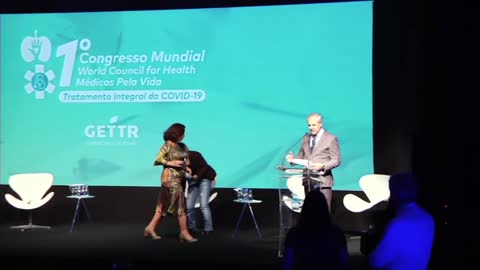 Vacinas: Dra Maria Emília Gadelha durante o World Council for Health - Médicos pela Vida