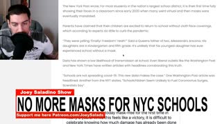 No More MASKS for NYC Schools