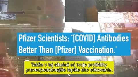 Projekt Veritas 4 - "Imunitné protilátky proti kovidu sú lepšie ako Pfizer očkovanie"