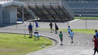 Wyatt's track meet at Bethany - 4-18-2021 400 M