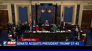 Senate acquits President Trump 57-43