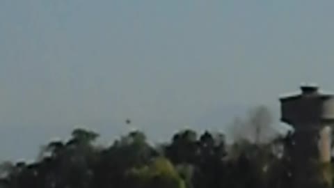 UFO landing in a field near the house RAW