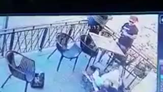Video footage of man grabbing child at Jhb eatery