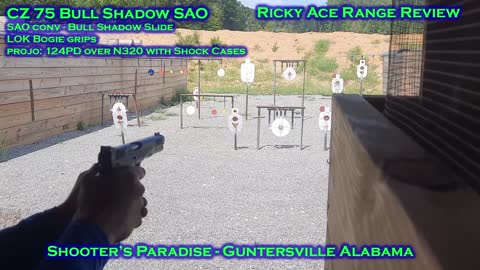 CZ Race Gun Trio in the Pistol Pit - Shooter's Paradise Guntersville Alabama