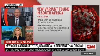 Fauci Slips Discussing the NEW South African Variant