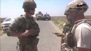 Russian military harasses US soldiers on video in Syria