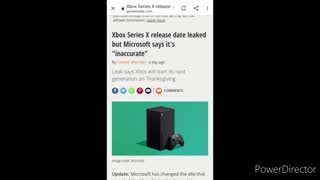 Xbox Serious x release date leaked