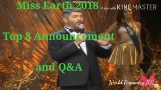 Miss Earth 2018 Top 8 Announcement and Q&A