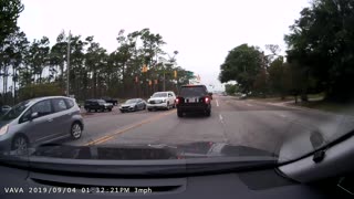Close Call with Swerving SUV