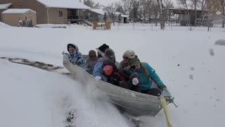 Using a Boat to Make the Most of Snow Days