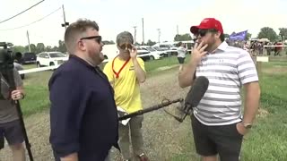 CNN Reporter SHUT DOWN When Trying to Interview Trump Supporter
