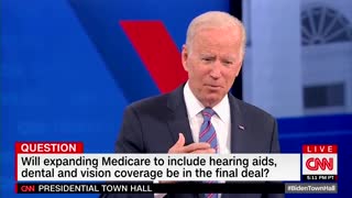 Biden gets confused at town hall