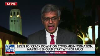 Dr. Jay Bhattacharya on Dr. Collins and Dr. Fauci