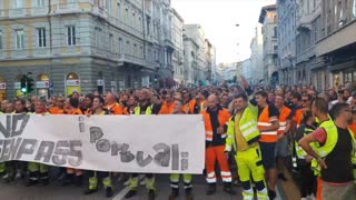 Italian anti-vaccine mandate protests