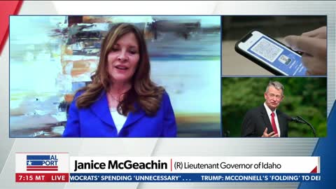 Janice McGeachin discusses her Executive Order with Emma Rechenberg on Newsmax TV