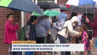 Nationwide school walkout is being planned to protest mask mandates