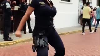Nice dance from police 🔥🔥