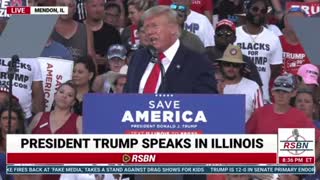 Trump says that instead of targeting conservatives the Biden administration should try going after gangs, BLM, and antifa