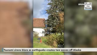 Tsunami sirens blare as earthquake creates two waves off Alaska