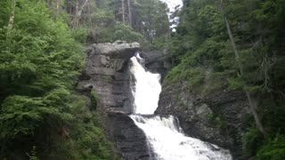 Beautiful loud running waterfalls