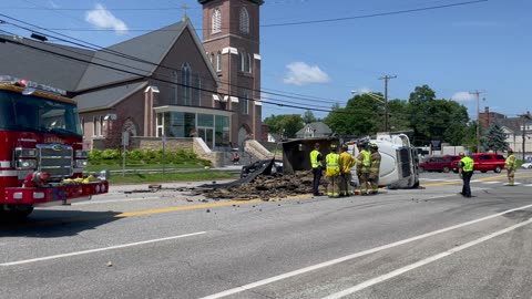 Dump Truck, Car Collide On South Main Street In Concord On July 11