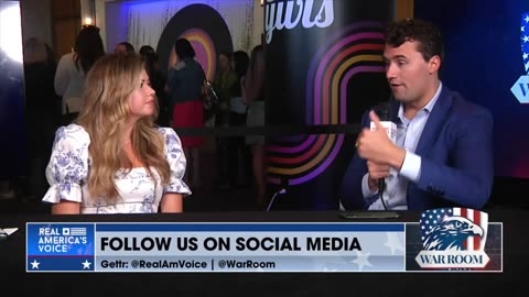 Natalie Winters Interviews Charlie Kirk Live From Young Women's Leadership Summit