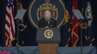 Biden Turns Into CREEP At Naval Academy Graduation